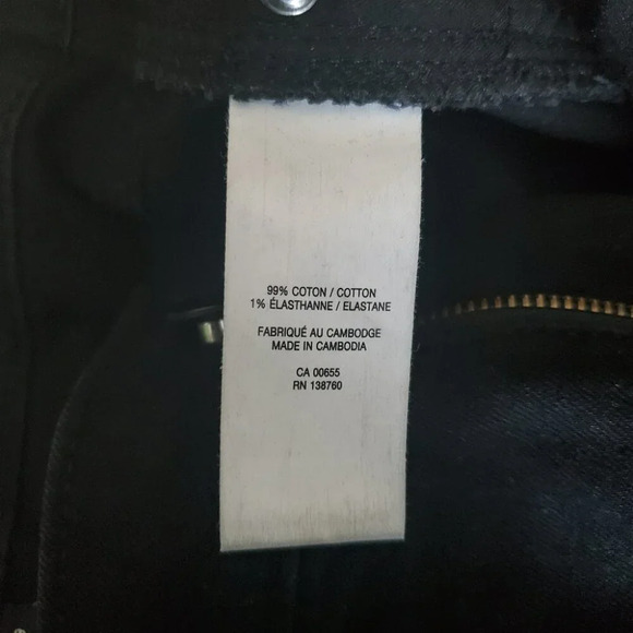 R Jeans The Curvy Super High Rise Black Denim Jeans (29) - Picture 3 of 7